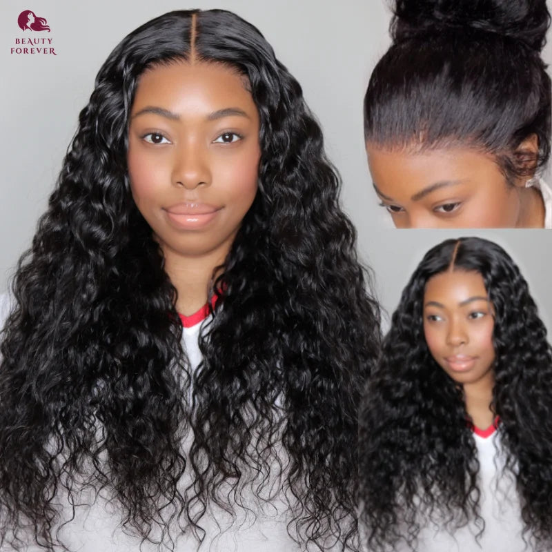 Beautyforever 13x4 7x5 Pre Everything Water Wave Glueless Human